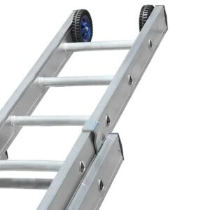 LEWIS BS2037 Heavy Duty Double Extension Ladder Wheels